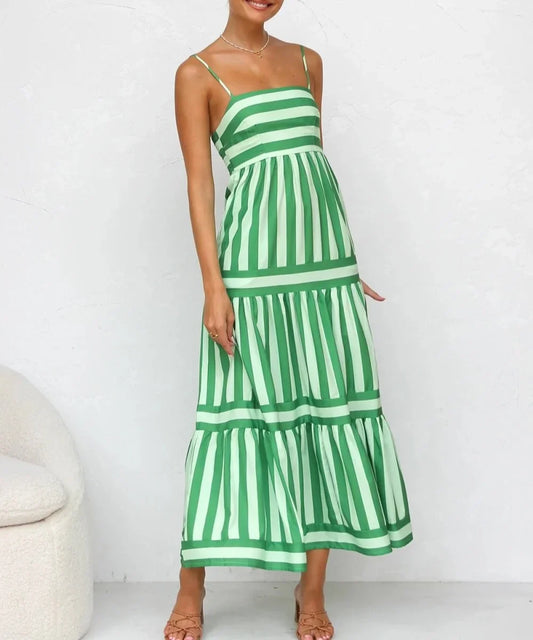 SUNA - Candy Stripe Maxi Dress